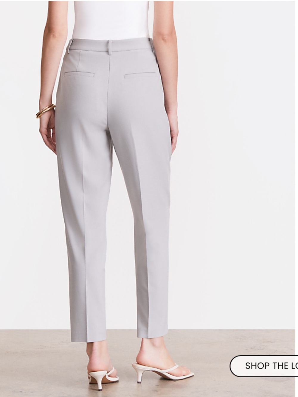 Loft  Versa Seasonless Pleated Tapered Pants 12 NWT - Picture 3 of 10